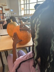 Dessin sur citrouille B