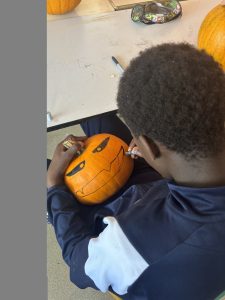 Dessin sur citrouille A