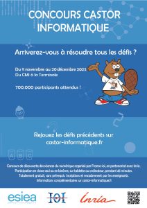 Affiche officiel du concours castor 2025